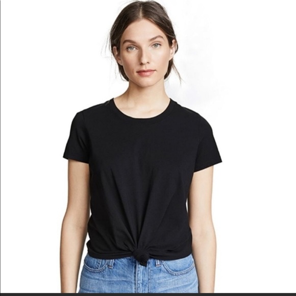 Madewell Knot Front Tee - Picture 2 of 4